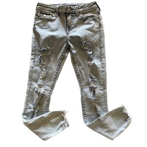 TRUE RELIGION New Ankle Super Skinny Jeans, Size 28